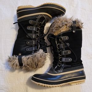 Sorel Joan of Arctic Snow Boot Size 7 in Black